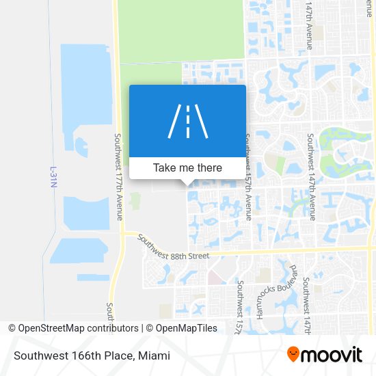 Mapa de Southwest 166th Place
