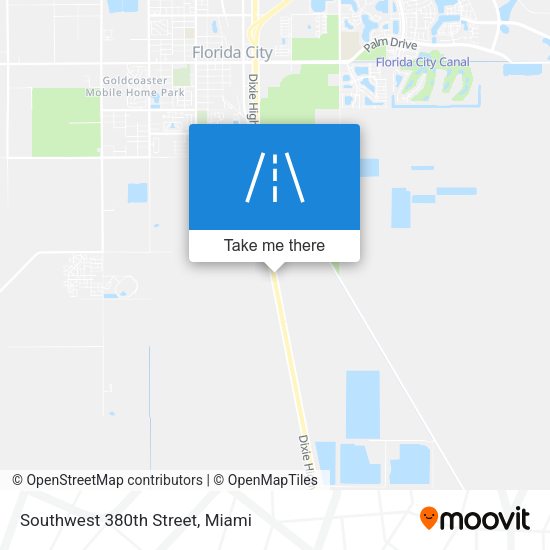Southwest 380th Street map