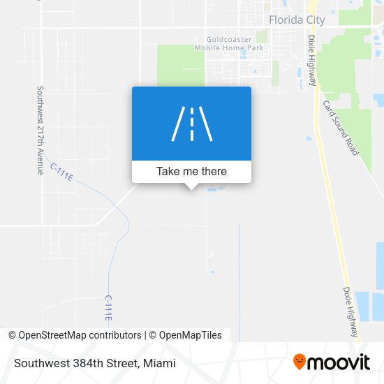 Southwest 384th Street map