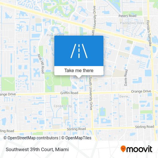 Mapa de Southwest 39th Court