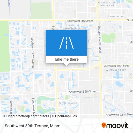 Mapa de Southwest 39th Terrace