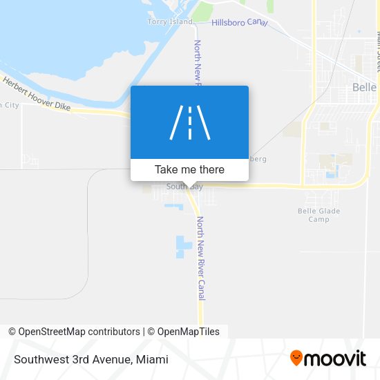 Mapa de Southwest 3rd Avenue