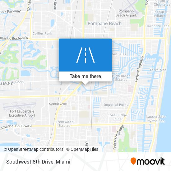 Southwest 8th Drive map