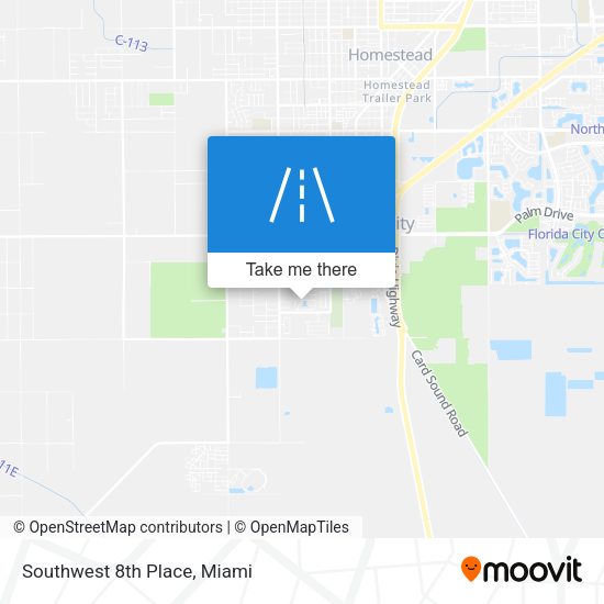 Mapa de Southwest 8th Place