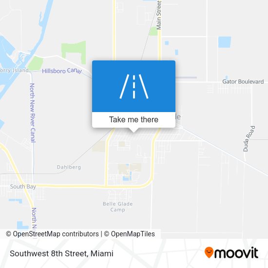 Mapa de Southwest 8th Street