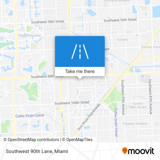 Mapa de Southwest 90th Lane