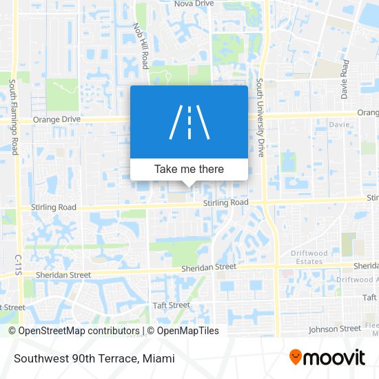 Mapa de Southwest 90th Terrace