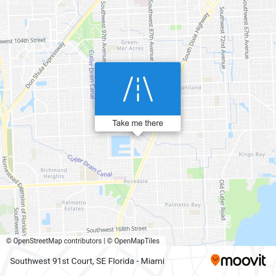 Mapa de Southwest 91st Court