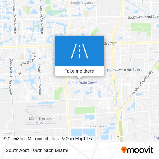 Southwest 108th Stcr map