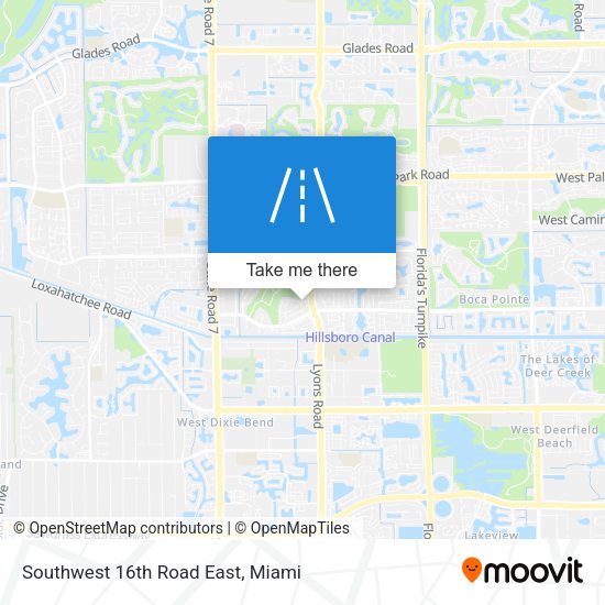 Southwest 16th Road East map