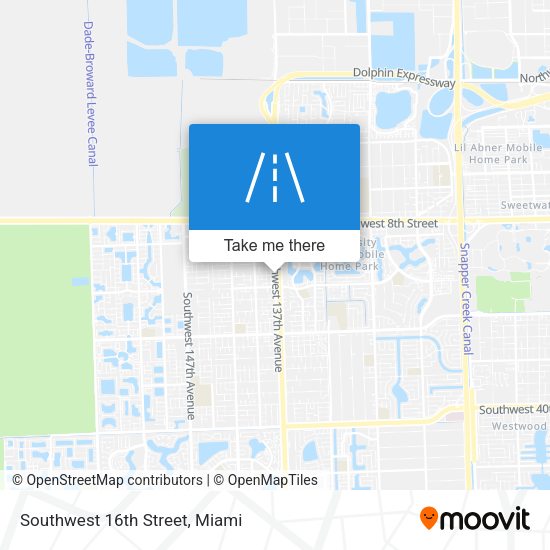 Mapa de Southwest 16th Street