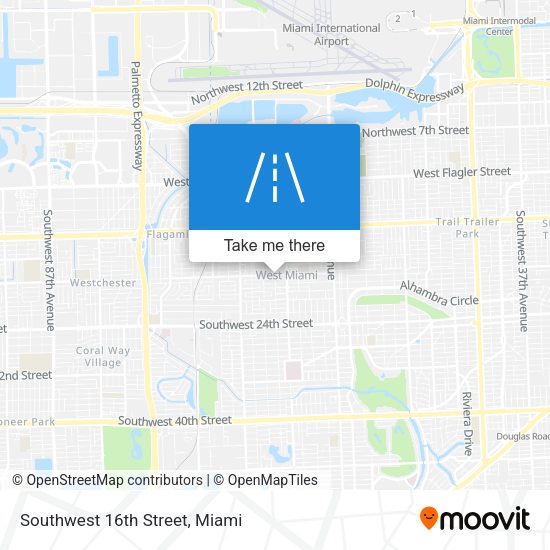 Mapa de Southwest 16th Street