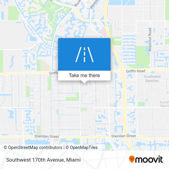 Mapa de Southwest 170th Avenue