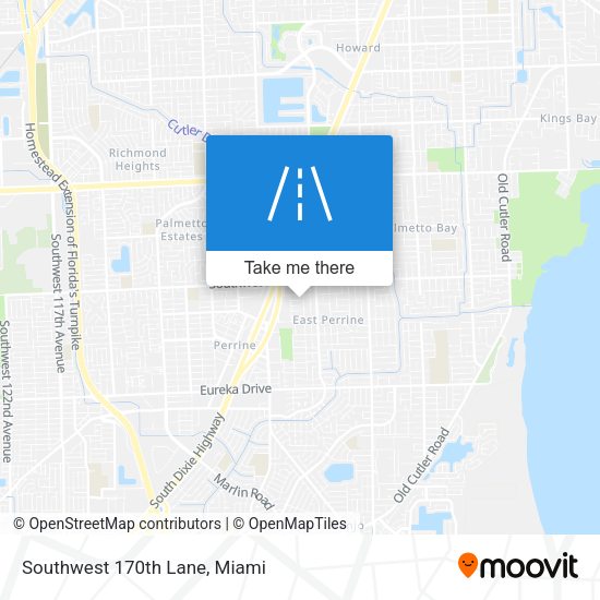 Mapa de Southwest 170th Lane