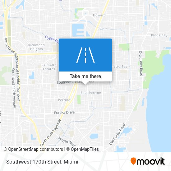 Mapa de Southwest 170th Street