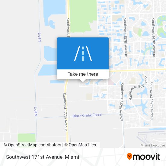 Southwest 171st Avenue map