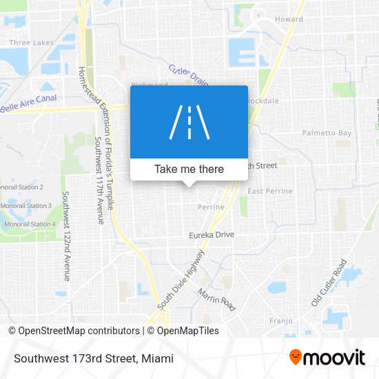 Mapa de Southwest 173rd Street