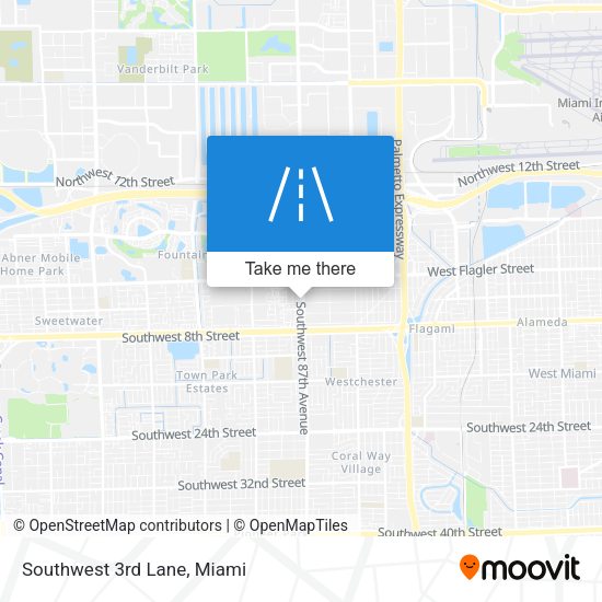 Mapa de Southwest 3rd Lane