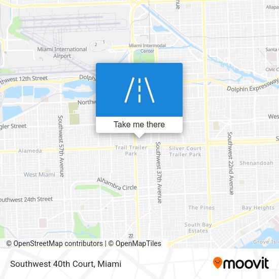 Mapa de Southwest 40th Court