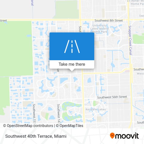 Mapa de Southwest 40th Terrace