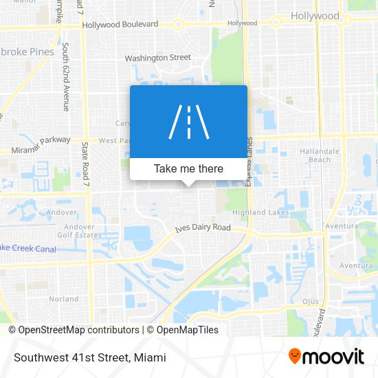 Mapa de Southwest 41st Street