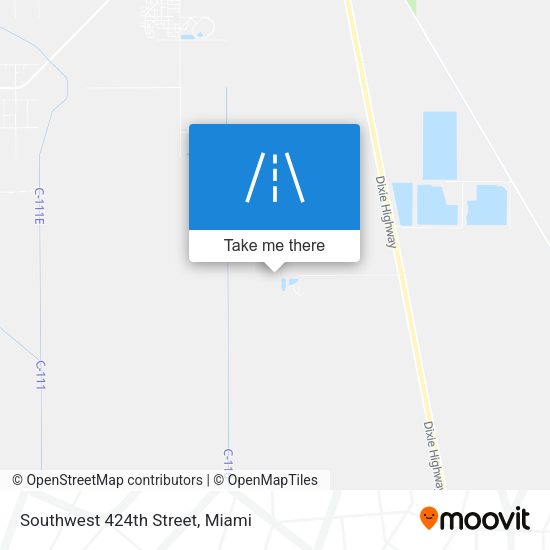Southwest 424th Street map