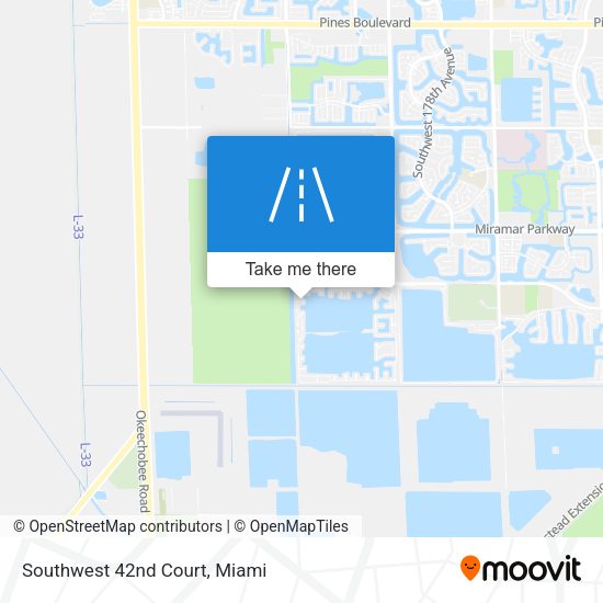 Mapa de Southwest 42nd Court