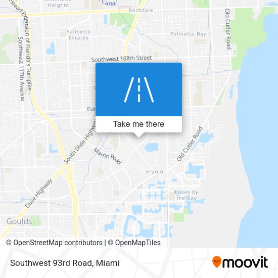 Mapa de Southwest 93rd Road