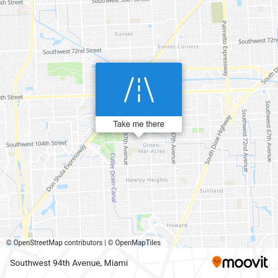 Mapa de Southwest 94th Avenue