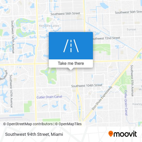 Southwest 94th Street map