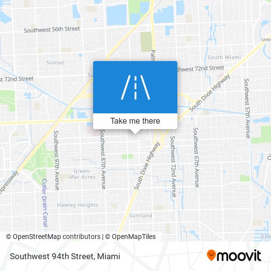 Southwest 94th Street map