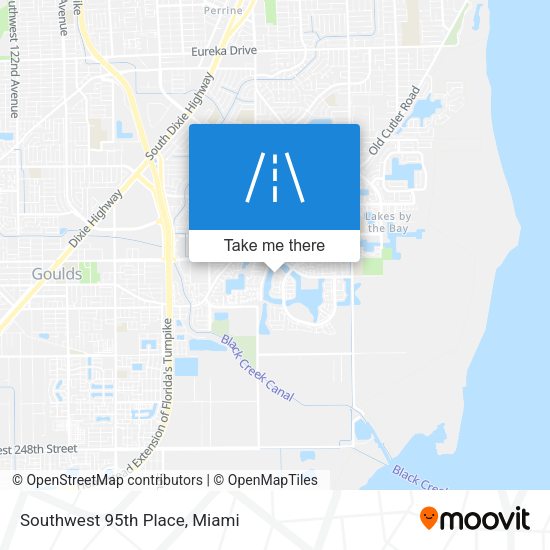 Mapa de Southwest 95th Place
