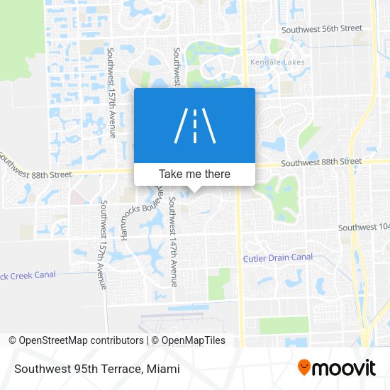 Mapa de Southwest 95th Terrace