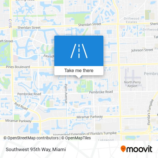 Mapa de Southwest 95th Way