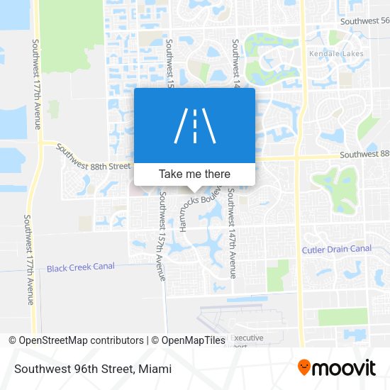Mapa de Southwest 96th Street