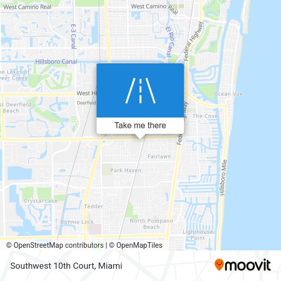 Southwest 10th Court map