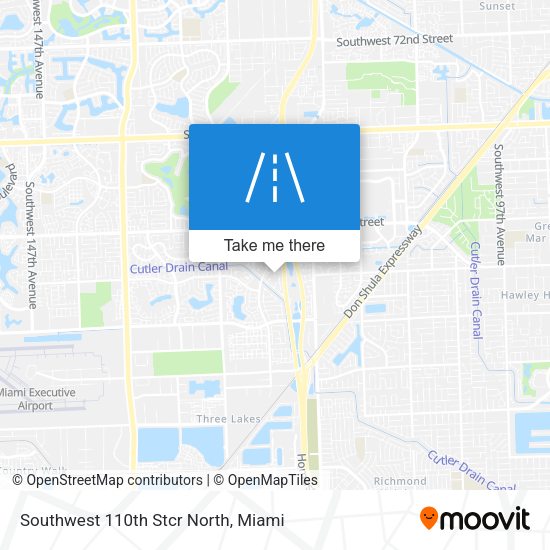 Mapa de Southwest 110th Stcr North