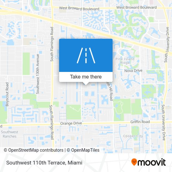 Mapa de Southwest 110th Terrace