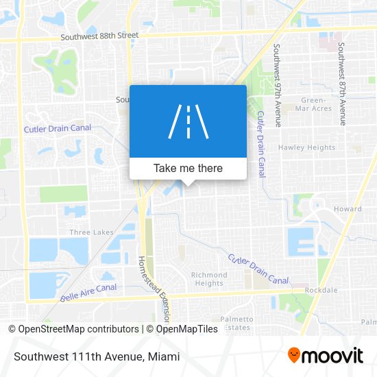 Mapa de Southwest 111th Avenue