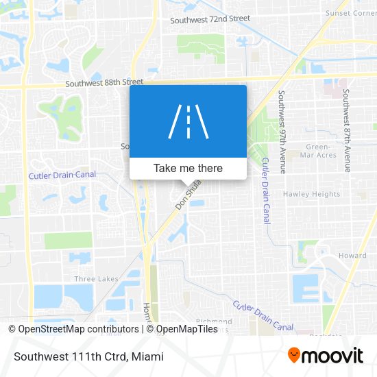 Mapa de Southwest 111th Ctrd