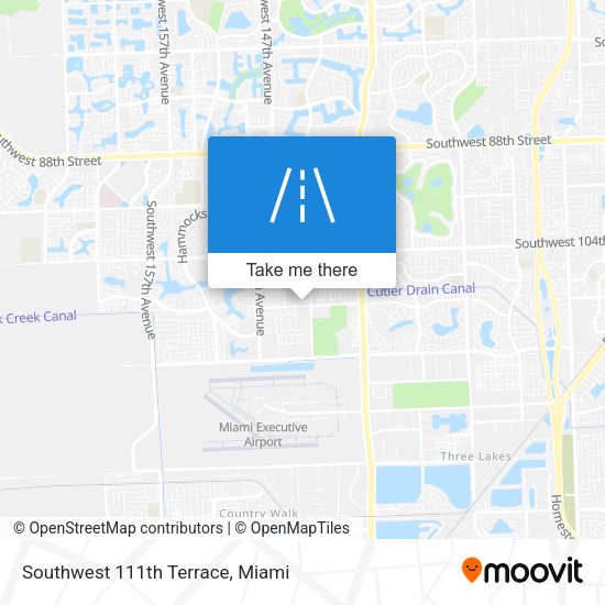 Mapa de Southwest 111th Terrace