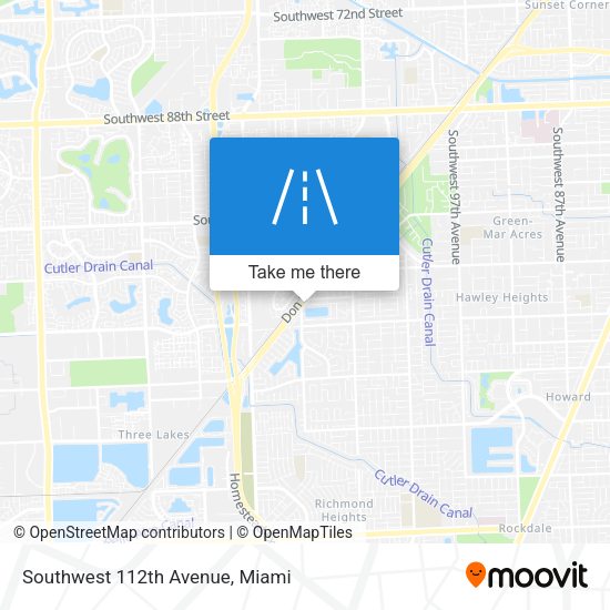 Mapa de Southwest 112th Avenue