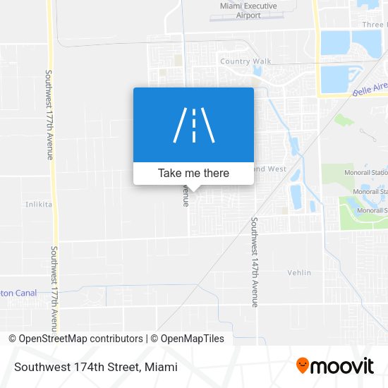 Mapa de Southwest 174th Street