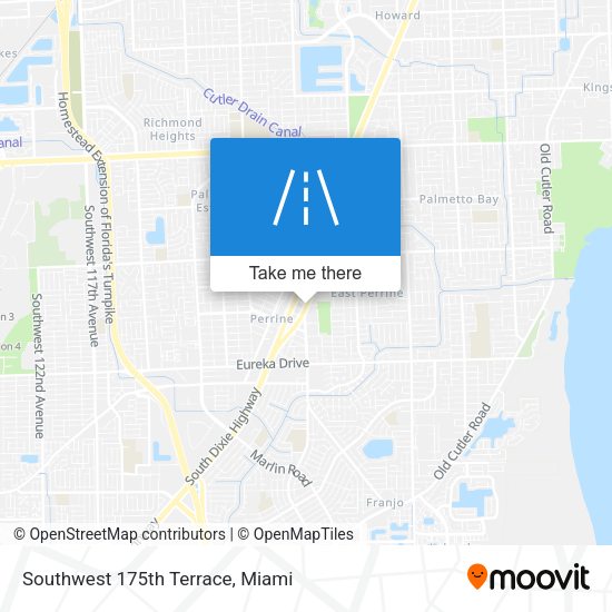 Mapa de Southwest 175th Terrace