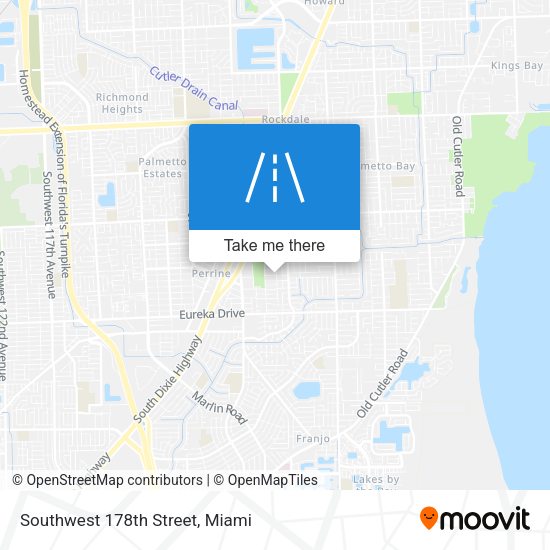 Mapa de Southwest 178th Street