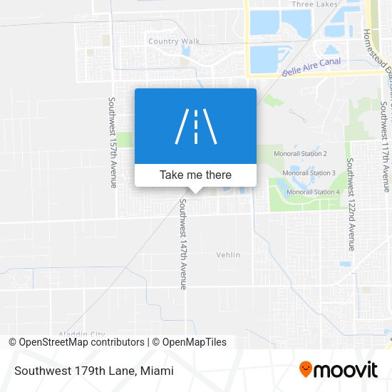 Mapa de Southwest 179th Lane