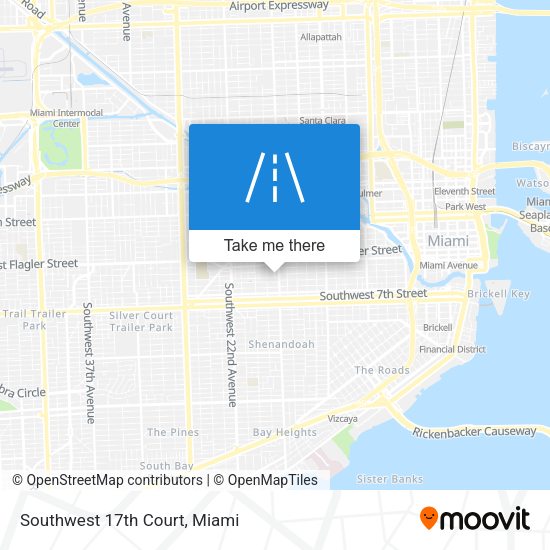Mapa de Southwest 17th Court