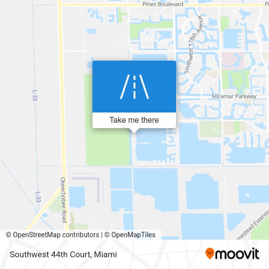 Mapa de Southwest 44th Court