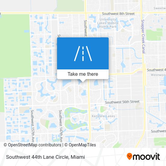 Southwest 44th Lane Circle map
