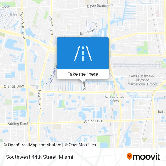 Mapa de Southwest 44th Street